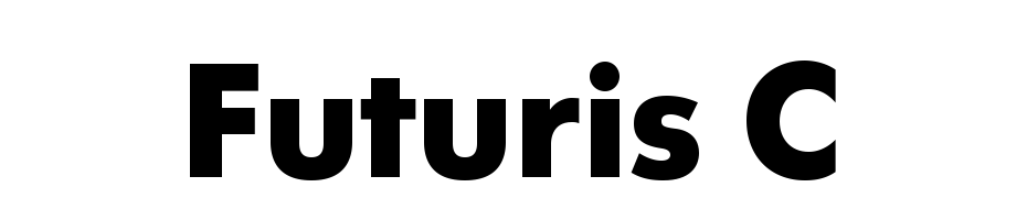 Futuris C Bold cкачати шрифт безкоштовно